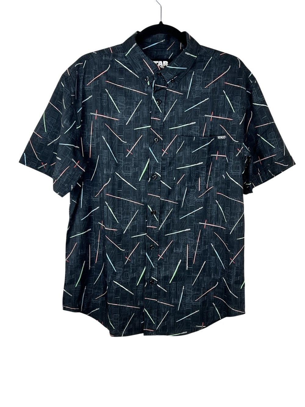 RSVLTS Star Wars Lightsabers Button Up Shirt Kunuflex